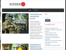 Tablet Screenshot of hidden.fi